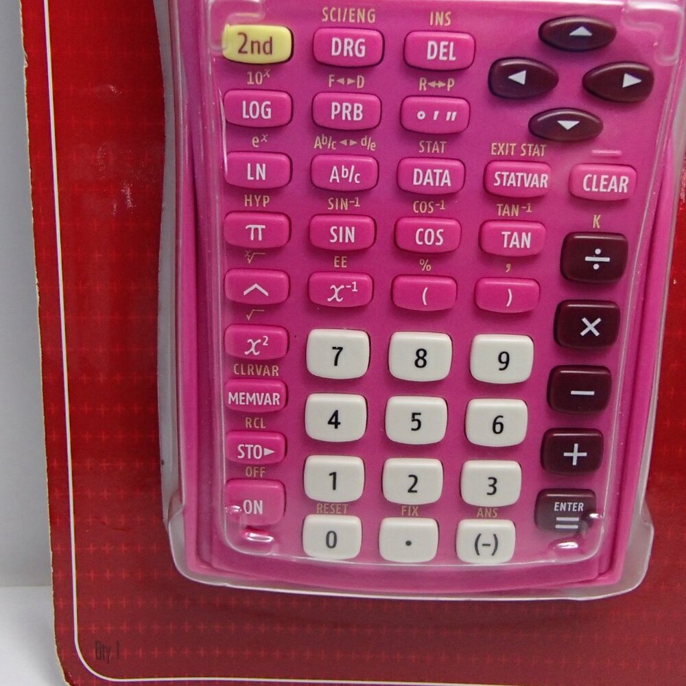 Texas Instruments TI-30X IIS Solar Scientific Calculator, Pink - Picture 3 of 6